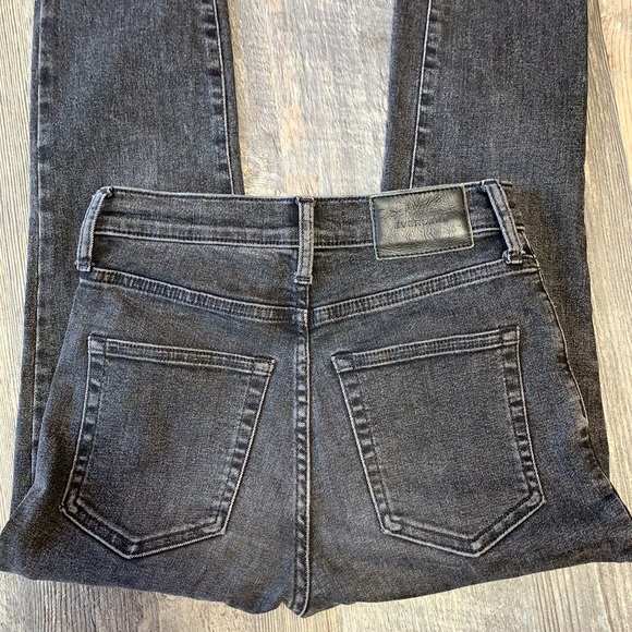 Everlane High Rise Button Fly Black Ankle Jeans 25 - Picture 3 of 6
